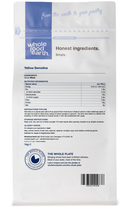 Yellow Semolina 1kg pouch - back of pack - new packaging
