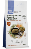Freekeh Cracked Roasted Wheat Grain 1kg pouch - Whole Food Earth - new packaging