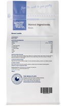 Brown Lentils 1kg pouch - back of pack - new packaging