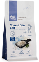 Coarse Sea Salt 500g pouch - Whole Food Earth - new packaging
