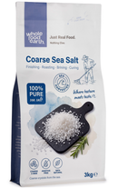 Coarse Sea Salt 3kg pouch - Whole Food Earth - new packaging