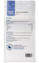 Tropical Mix 3kg pouch - back of pack - new packaging