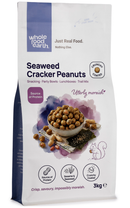 Seaweed Cracker Peanuts 3kg pouch - Whole Food Earth - new packaging
