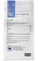 Tropical Muesli 2kg pouch - back of pack - new packaging