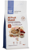 All Fruit Muesli 3kg pouch - Whole Food Earth - new packaging