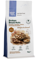 Broken Brazil Nuts 1kg pouch - Whole Food Earth - new packaging
