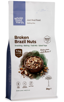 Broken Brazil Nuts 2kg pouch - Whole Food Earth - new packaging