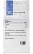 Cashew Nuts Light Pieces 1kg pouch - back of pack - new packaging