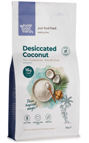 Desiccated Coconut 3kg pouch - Whole Food Earth - new packaging