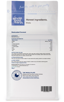 Desiccated Coconut 3kg pouch - back of pack - new packaging