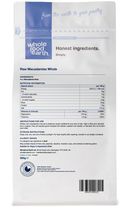 Raw Macadamias Whole 500g pouch - back of pack - new packaging