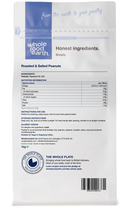 Roasted & Salted Peanuts 1kg pouch - back of pack - new packaging