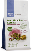 Raw Pistachio Kernels 250g pouch - Whole Food Earth - new packaging