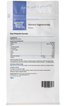 Raw Pistachio's Kernels 1kg pouch - back of pack - new packaging
