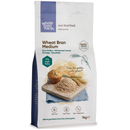 Wheat Bran Medium 1kg pouch - Whole Food Earth - new packaging