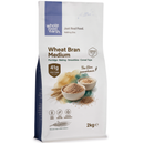Wheat Bran Medium 2kg pouch - Whole Food Earth - new packaging