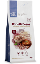 Borlotti Beans 1kg pouch - Whole Food Earth - new packaging