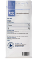 Soya Beans 500g pouch - back of pack - new packaging