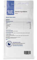 Sesame Seeds Hulled 2kg pouch - back of pack - new packaging
