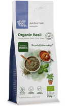 Organic Basil 250g pouch - Whole Food Earth - new packaging