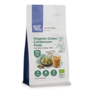 Organic Green Cardamom Pods 250g pouch - Whole Food Earth - new packaging