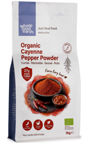 Organic Cayenne Pepper Powder 3kg pouch - Whole Food Earth - new packaging
