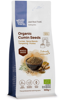 Organic Cumin Seeds 500g pouch - Whole Food Earth - new packaging