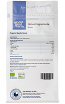Organic Nigella Seeds 1kg pouch - back of pack - new packaging