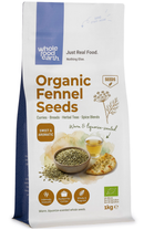 Organic Fennel Seeds 1kg pouch - Whole Food Earth - new packaging
