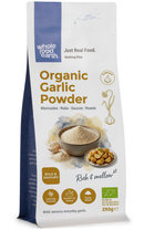 Organic Garlic Powder 250g pouch - Whole Food Earth - new packaging