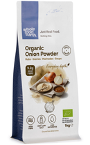 Organic Onion Powder 1kg pouch - Whole Food Earth - new packaging