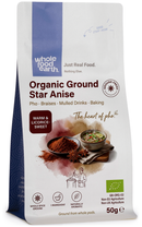 Organic Ground Star Anise 50g pouch - Whole Food Earth - new packaging