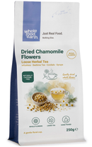 Chamomile Flowers Dried (Loose Tea) 250g pouch - Whole Food Earth - new packaging