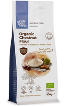 Organic Chestnut Flour 500g pouch - Whole Food Earth - new packaging