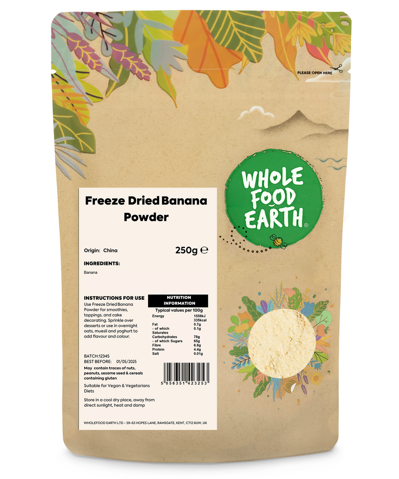 Freeze Dried Banana Powder