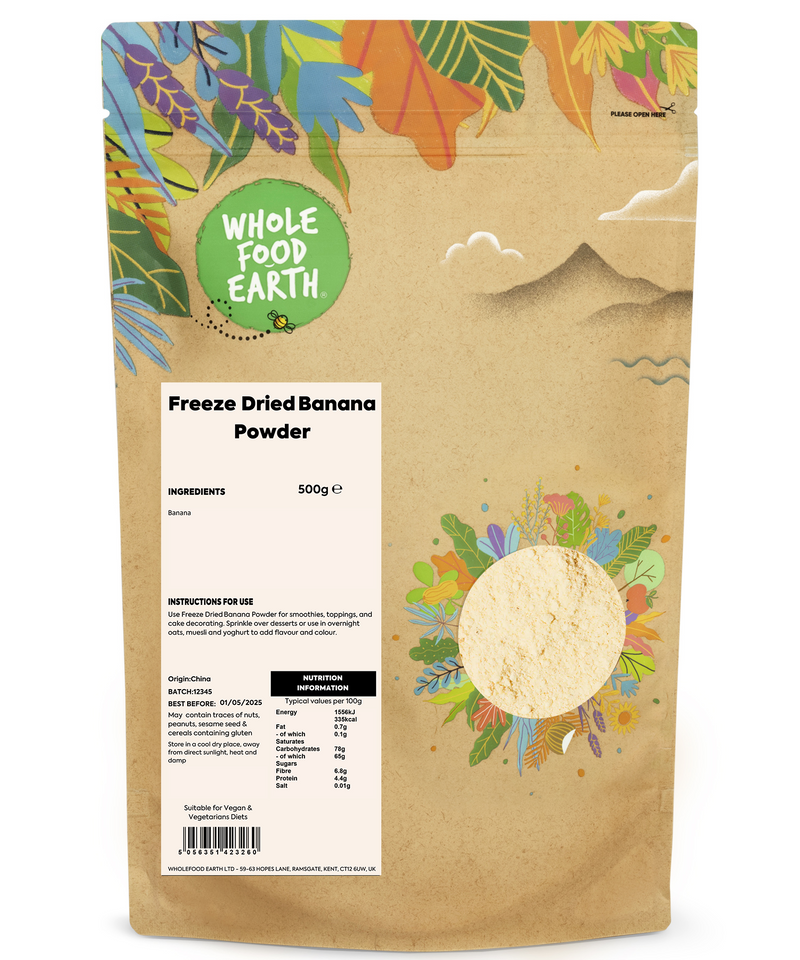 Freeze Dried Banana Powder