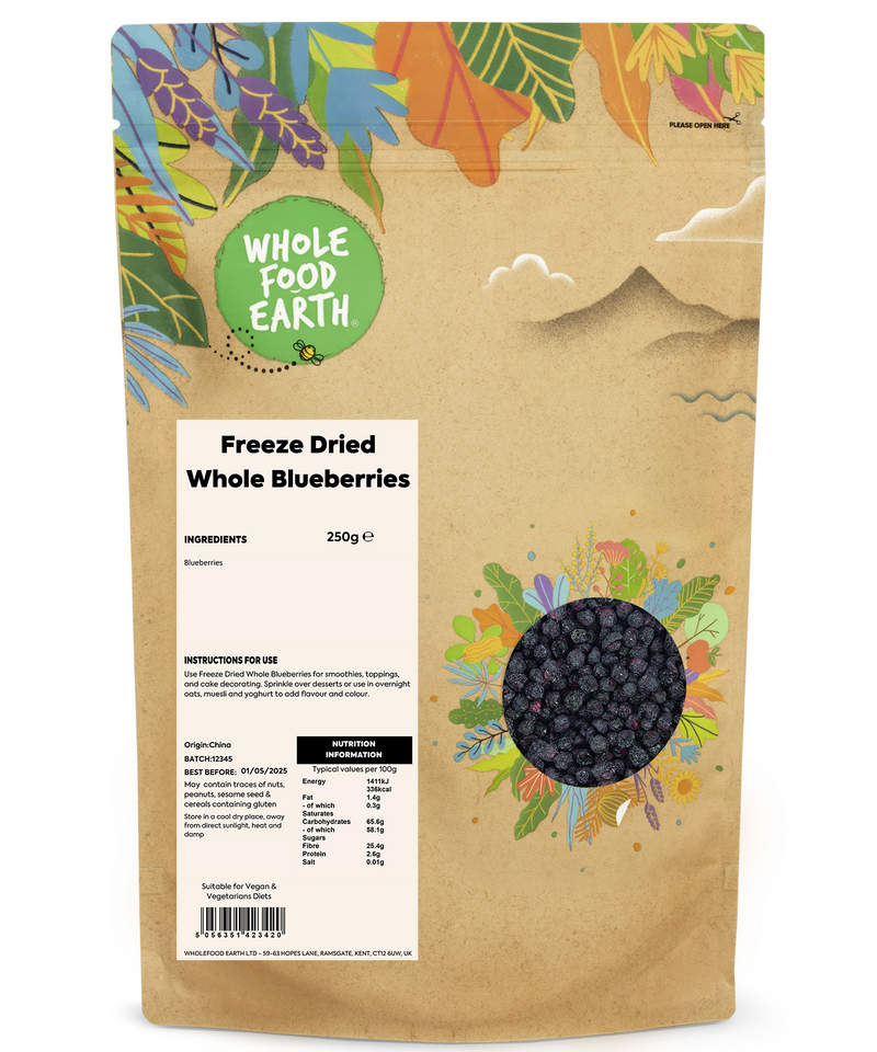 Freeze Dried Whole Blueberries