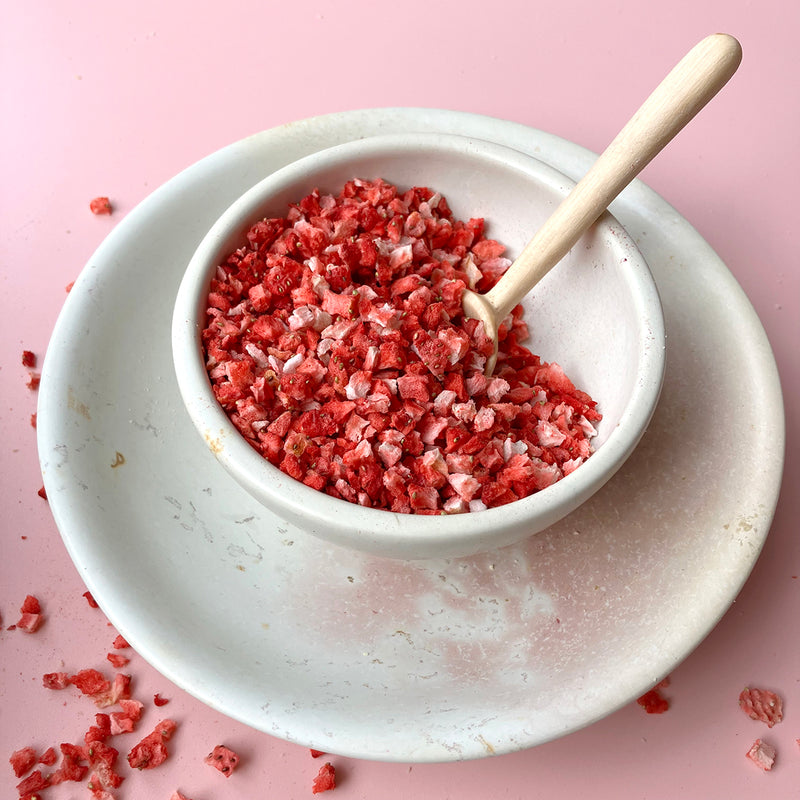 Freeze Dried Strawberry Crumbs