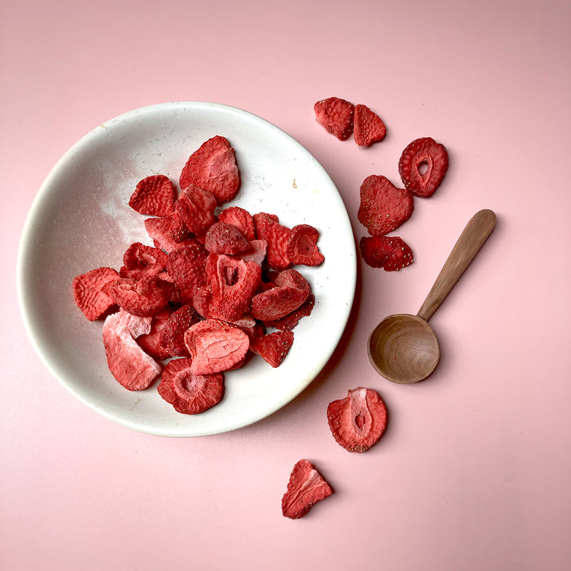 Freeze Dried Sliced Strawberries