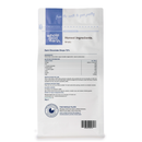 Dark Chocolate Drops 72% 3kg pouch - back of pack - new packaging