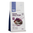 Cacao Liquor Drops | 100% Pure Cacao | Unsweetened 250g pouch - Whole Food Earth - new packaging