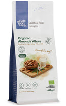 Organic Almonds Whole 450g