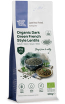 Organic Dark Green French Style Lentils 600g