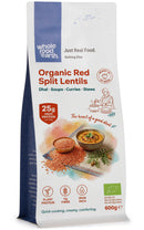 Organic Red Split Lentils 600g