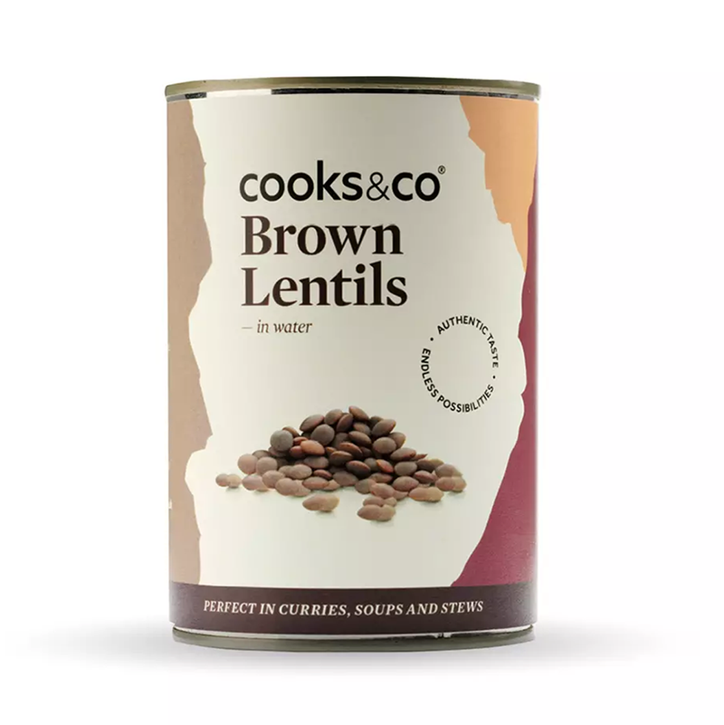 Brown Lentils - Cooks & Co - 400g