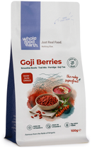Goji Berries 100g pouch - Whole Food Earth - new packaging