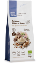 Organic Almond Flour 500g pouch - Whole Food Earth - new packaging