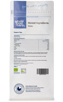 Organic Figs 500g pouch - back of pack - new packaging