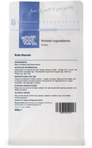 Kala Namak - Fine Black Salt 500g pouch - back of pack - new packaging