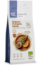 Organic Pumpkin Seeds GWS AA Austria 500g pouch - Whole Food Earth - new packaging